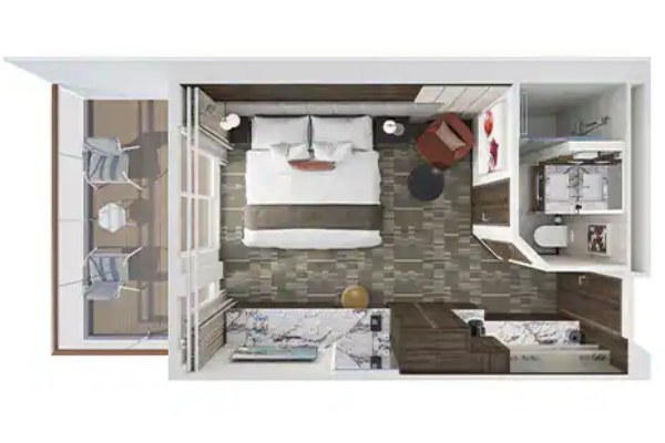 The Haven Penthouse Suite with Balcony