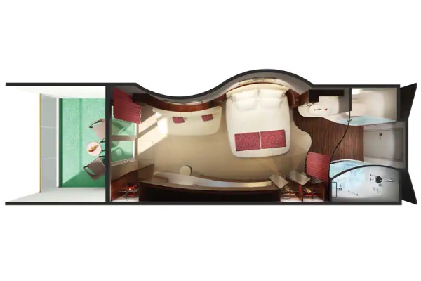 Club Balcony Suite Sail Away Guarantee