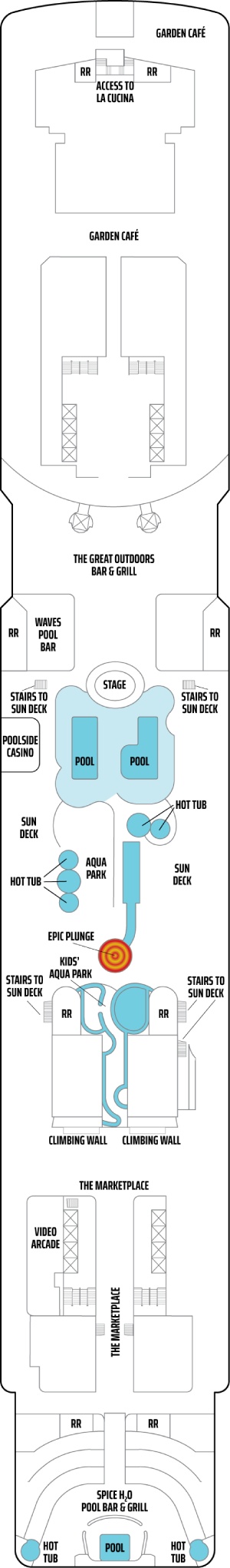 Norwegian Epic Deck 15 deck plan