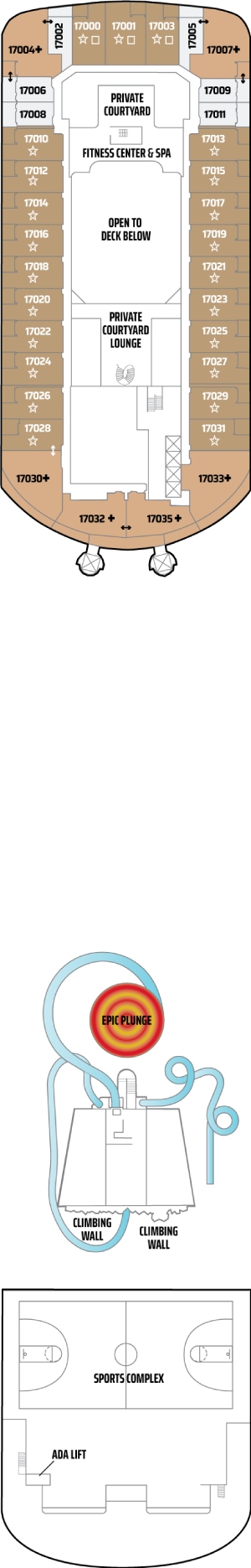 Norwegian Epic Deck 17 deck plan