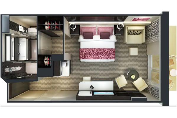 The Haven Courtyard Penthouse With Balcony