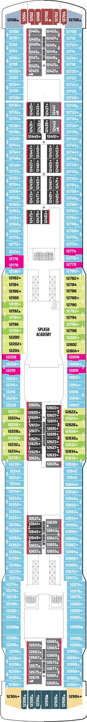 Norwegian Breakaway Deck 12 deck plan