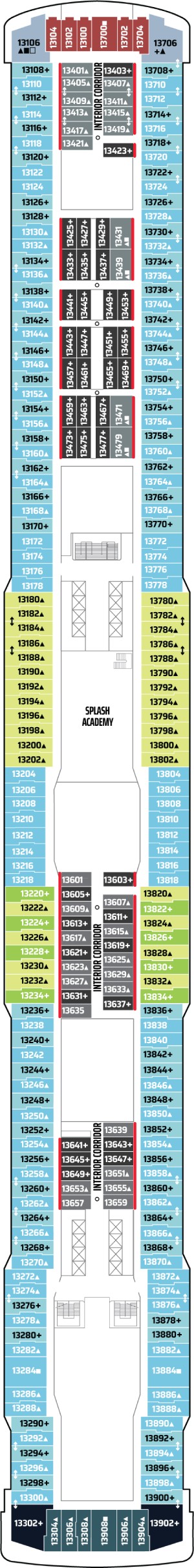 Norwegian Breakaway Deck 13 deck plan