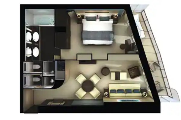The Haven Aft-Facing Penthouse With Master Bedroom &amp; Balcony
