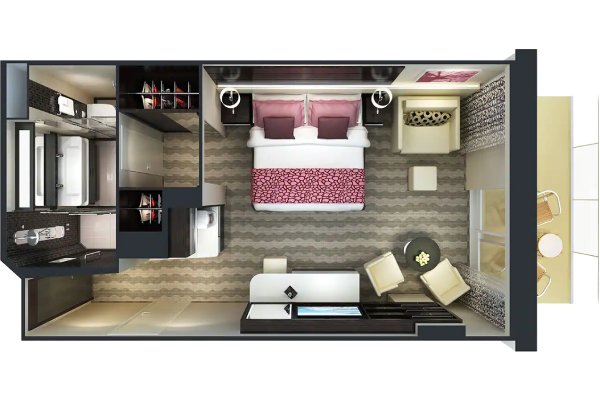 The Haven Courtyard Penthouse With Balcony