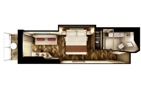 Club Balcony Suite Sail Away Guarantee
