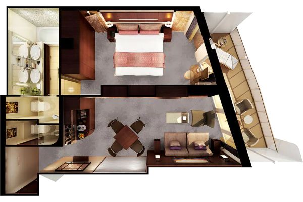 The Haven Aft-Facing Penthouse With Master Bedroom &amp; Balcony