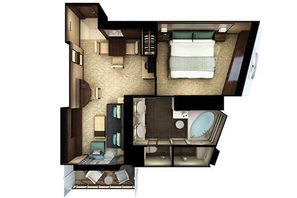 The Haven Forward-Facing Penthouse with Balcony