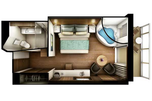 Haven Penthouse Suite With Balcony