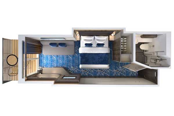 Solo Balcony Stateroom