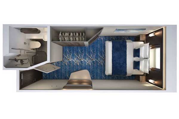 Solo Oceanview Stateroom
