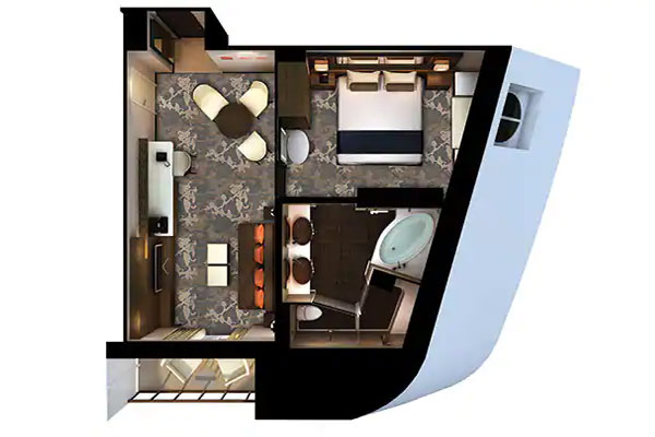 The Haven Forward-Facing Penthouse With Balcony