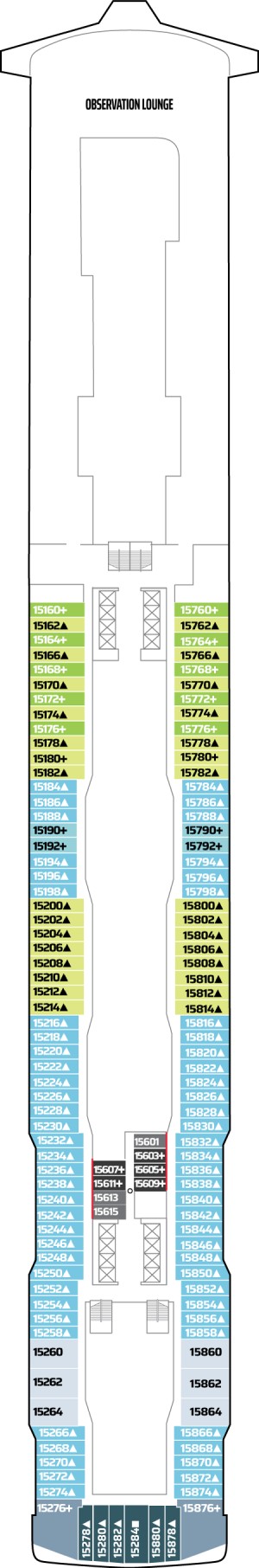 Norwegian Bliss Deck 15 deck plan