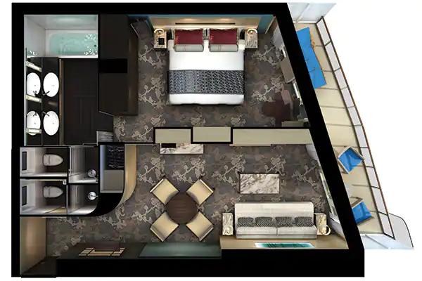 The Haven Aft-Facing Penthouse With Large Balcony