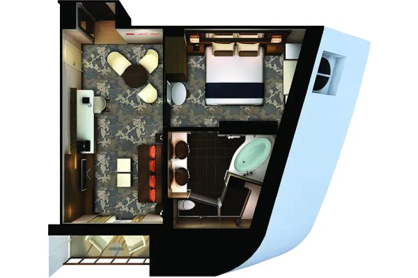 The Haven Forward-Facing Penthouse With Balcony