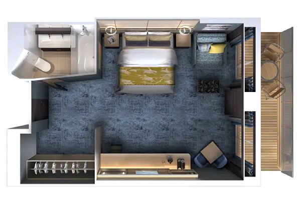 Penthouse Suite with Balcony
