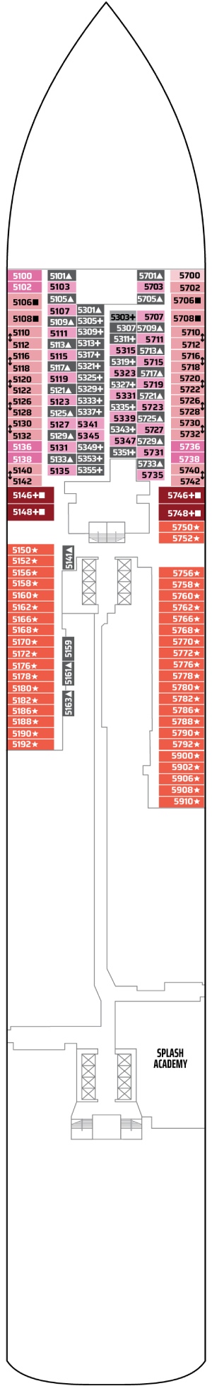 Norwegian Joy Deck 5 deck plan