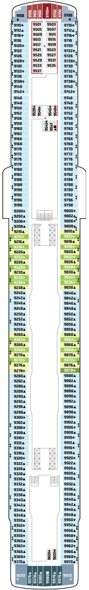 Norwegian Joy Deck 9 deck plan