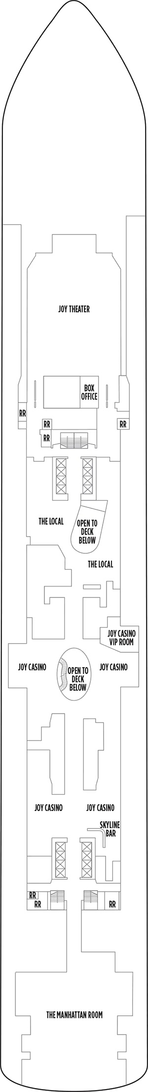 Norwegian Joy Deck 7 deck plan