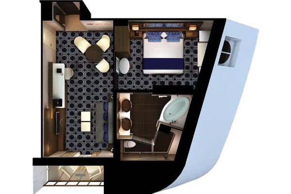 The Haven Forward-Facing Penthouse With Balcony