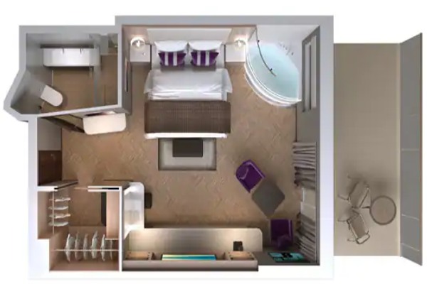Haven Penthouse Suite with Balcony