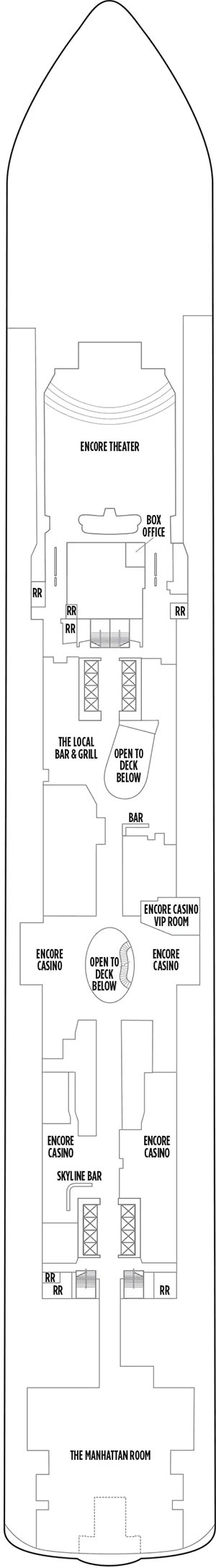 Norwegian Encore Deck 7 deck plan