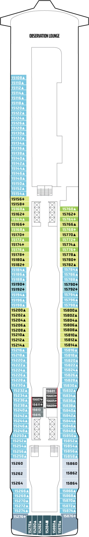 Norwegian Encore Deck 15 deck plan