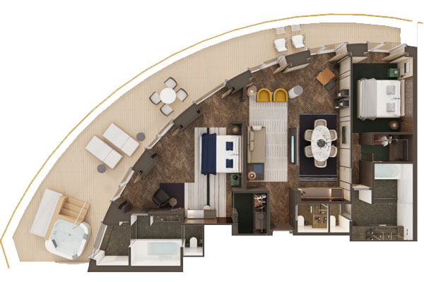 The Haven Deluxe Owner's Suite With Large Balcony