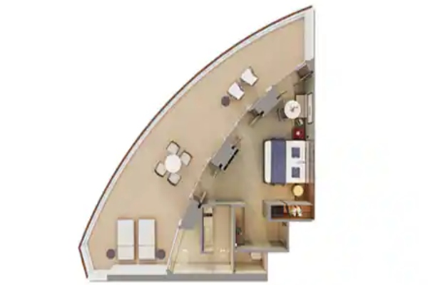 The Haven Aft-Facing Penthouse With Large Balcony
