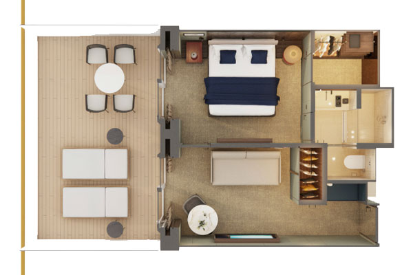 The Haven Aft-Facing Penthouse with Master Bedroom &amp; Large Balcony