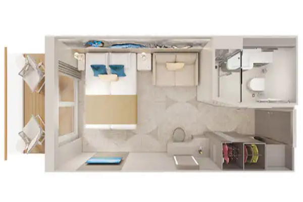 Solo Oceanview Stateroom