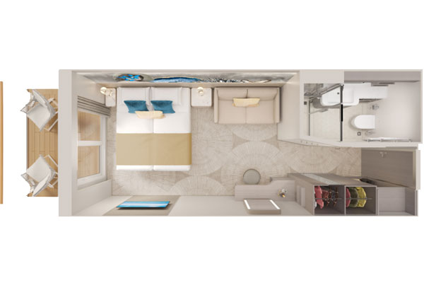 Solo Balcony Stateroom