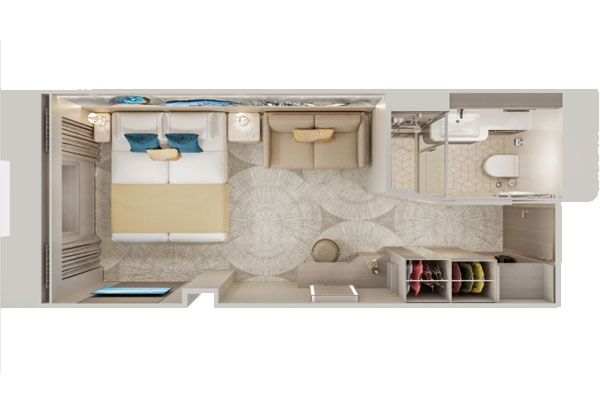 Solo Oceanview Stateroom