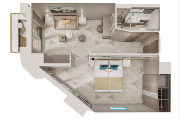 Family Suite With Master Bedroom &amp; Balcony