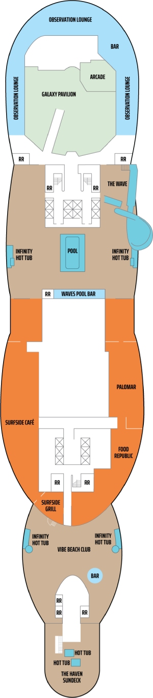 Norwegian Viva Deck 17 deck plan