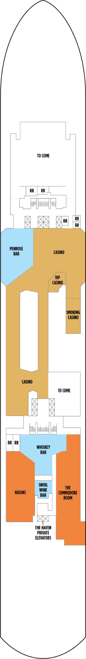 Norwegian Aqua Deck 6 deck plan