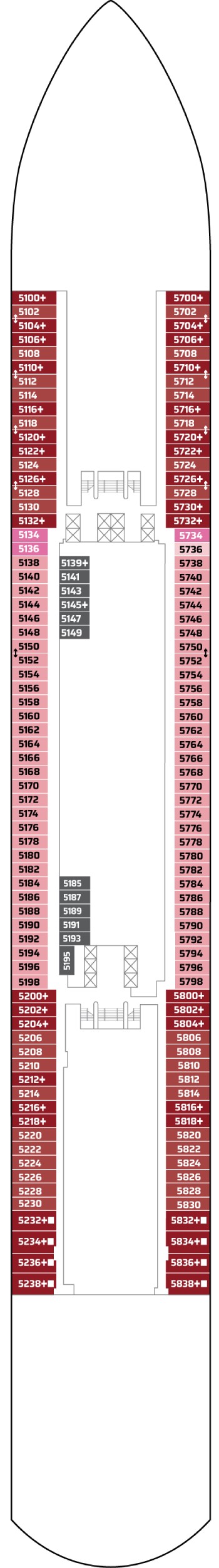 Norwegian Luna Deck 5 deck plan