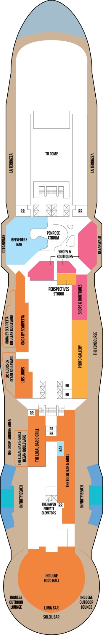 Norwegian Luna Deck 8 deck plan