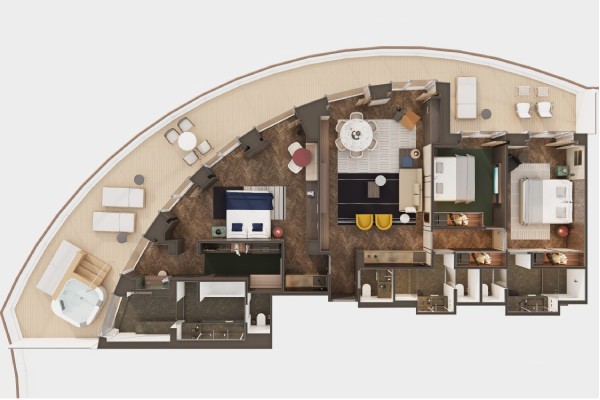 The Haven Premier Owner's Suite With Large Balcony