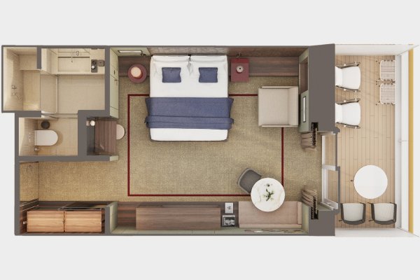 The Haven Penthouse With Balcony