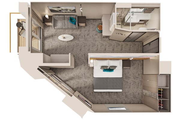 Family Suite With Master Bedroom & Balcony
