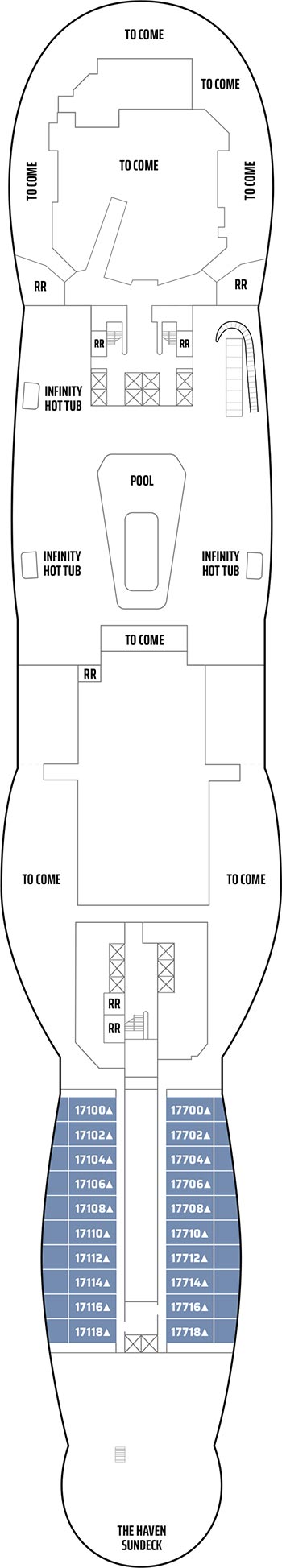 Norwegian Aura Deck 17 deck plan