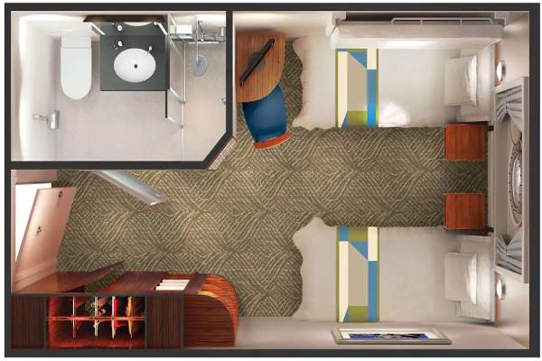 Oceanview Stateroom (Obstructed View)