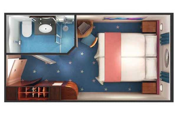 Solo Oceanview Stateroom