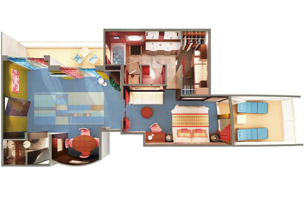 Owner's Suite with Two Balconies