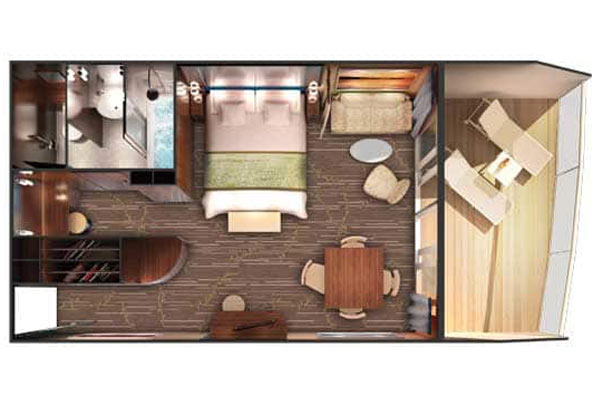 Forward-Facing Penthouse With Large Balcony