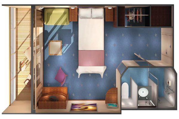 Solo Balcony Stateroom