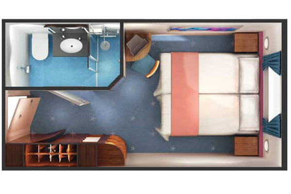 Solo Oceanview Stateroom