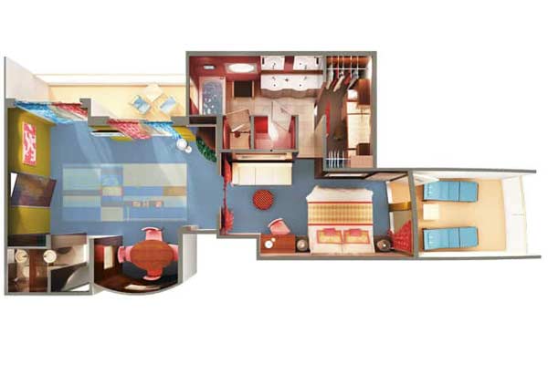 Owners Suite With Two Balconies