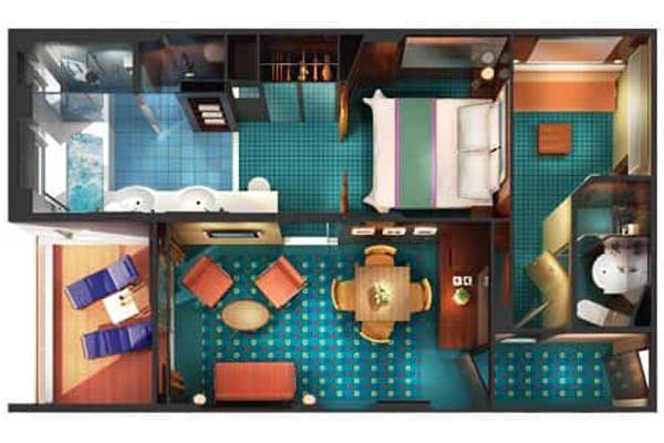 2-Bedroom Deluxe Family Suite With Balcony